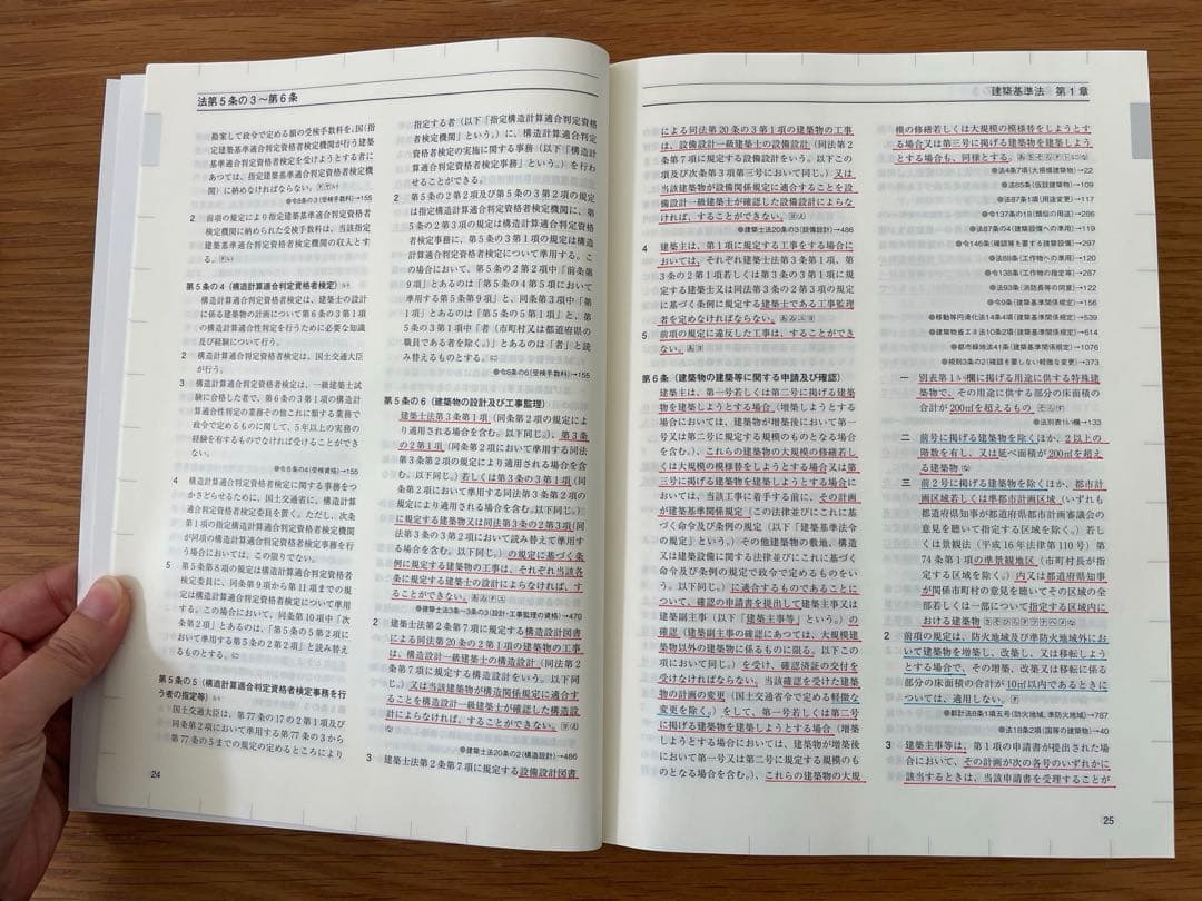 令和８年版 建築関係法令集 法令編 総合資格学院 線引き済み
