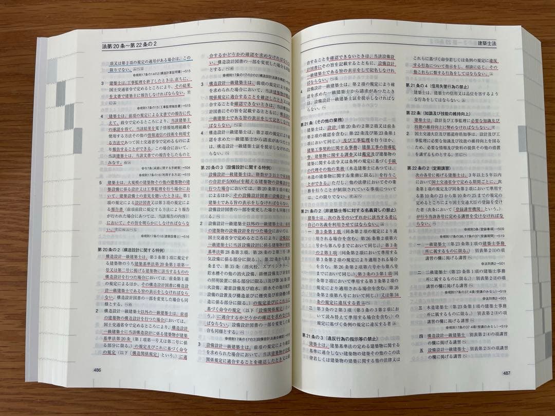令和８年版 建築関係法令集 法令編 総合資格学院 線引き済み
