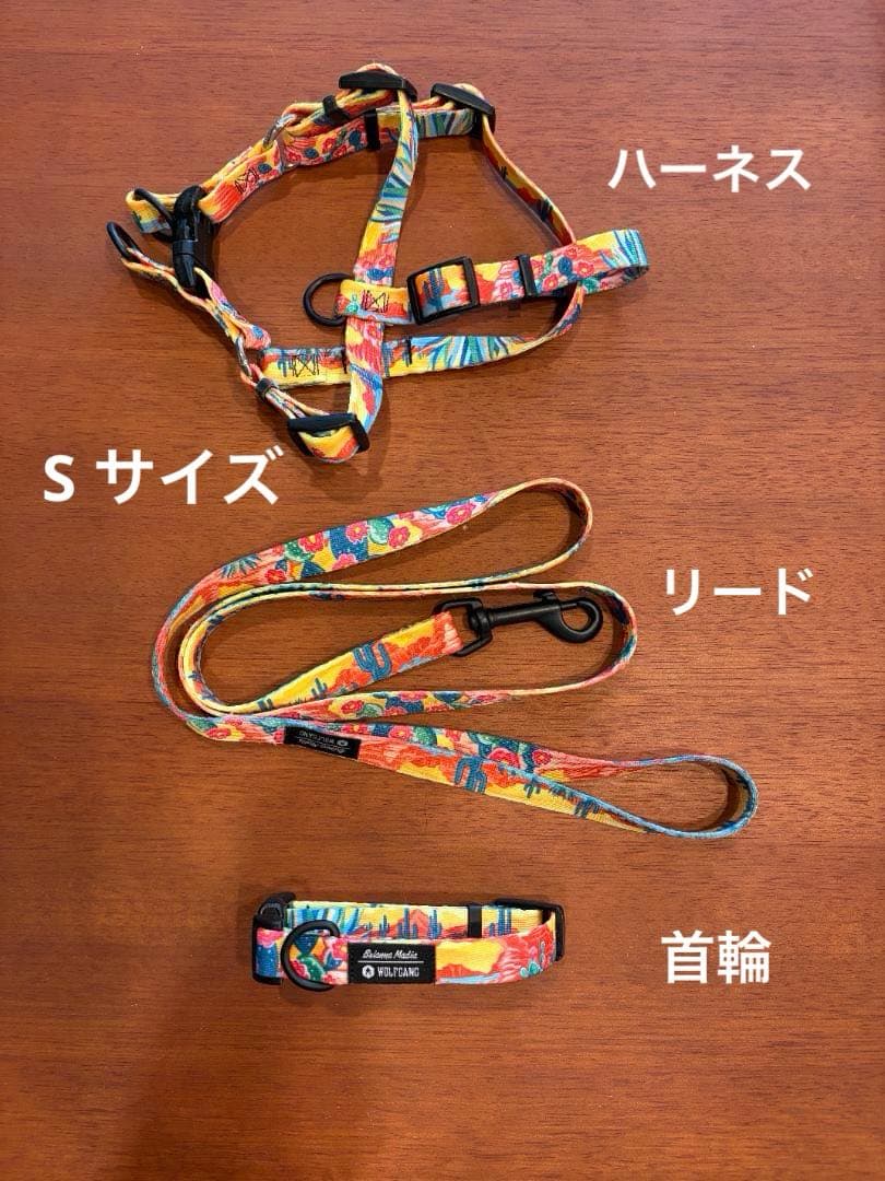 WOLFGANG PackLeader 3点 ハーネス、首輪、リード Sサイズ