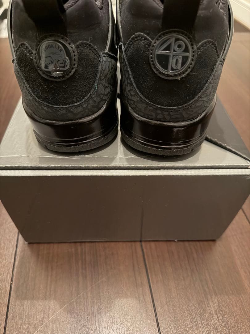 Jordan Spizike Lowオール黒27.5cmFQ1759-00箱あり