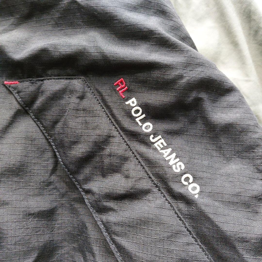 希少 90s POLO JEANS CO. マウンテンパーカー XL相当 黒