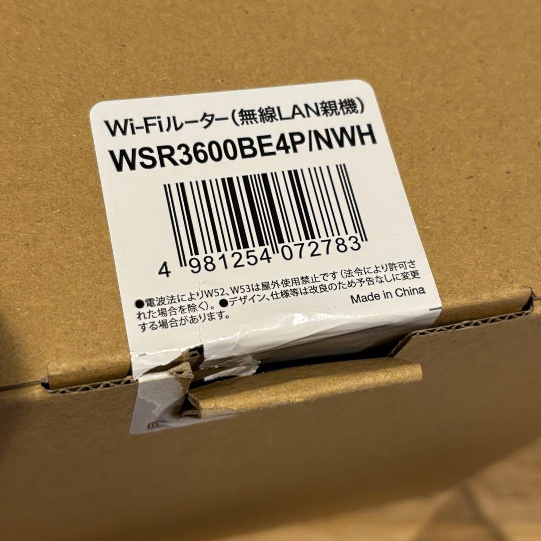 kuni様　　バッファロー　WiFiルーター　無線LAN WSR3600BE4P