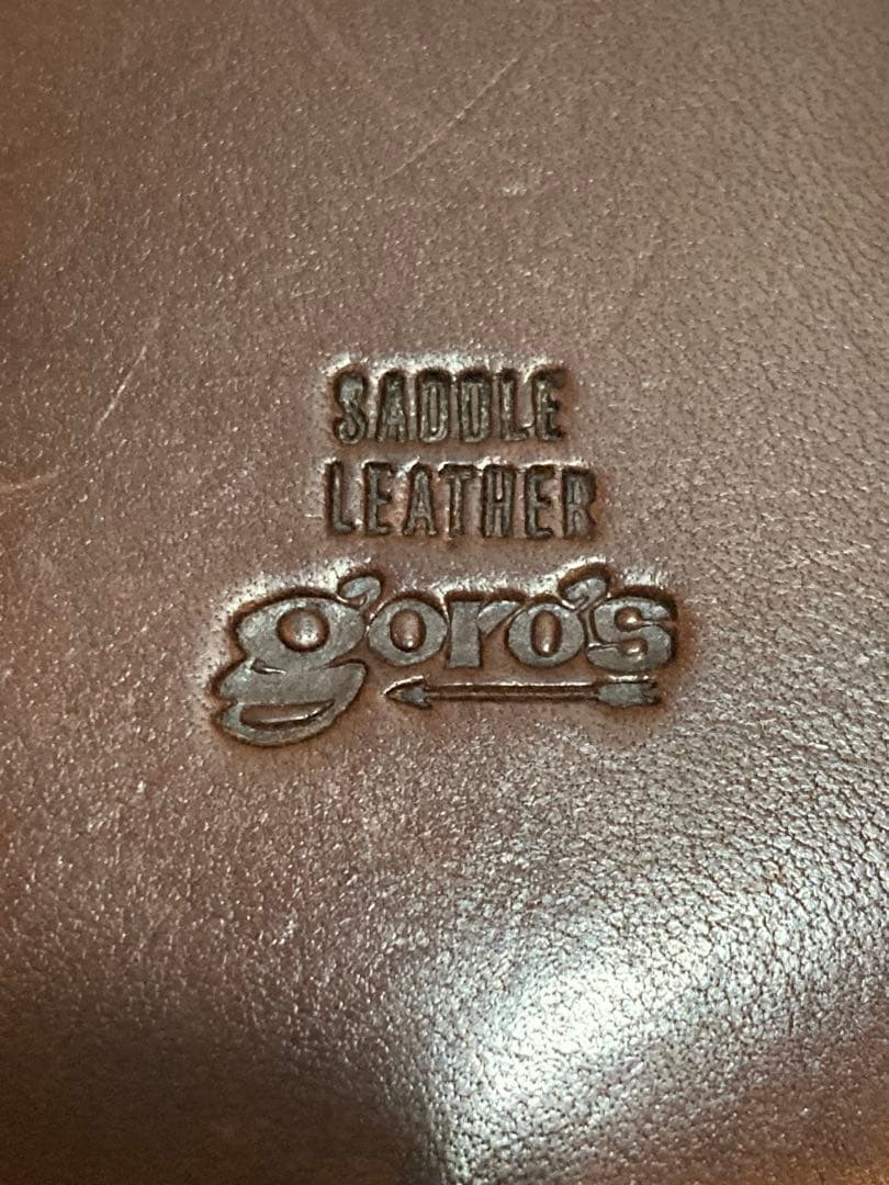 ゴローズ goro's 丸型小銭入れ (焦げ茶)ケース