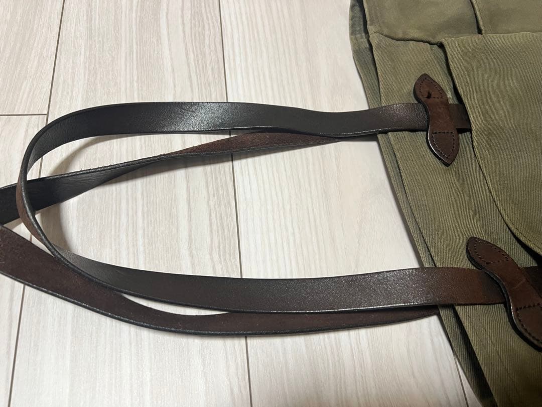 FILSON オッターグリーン オープントートバッグ