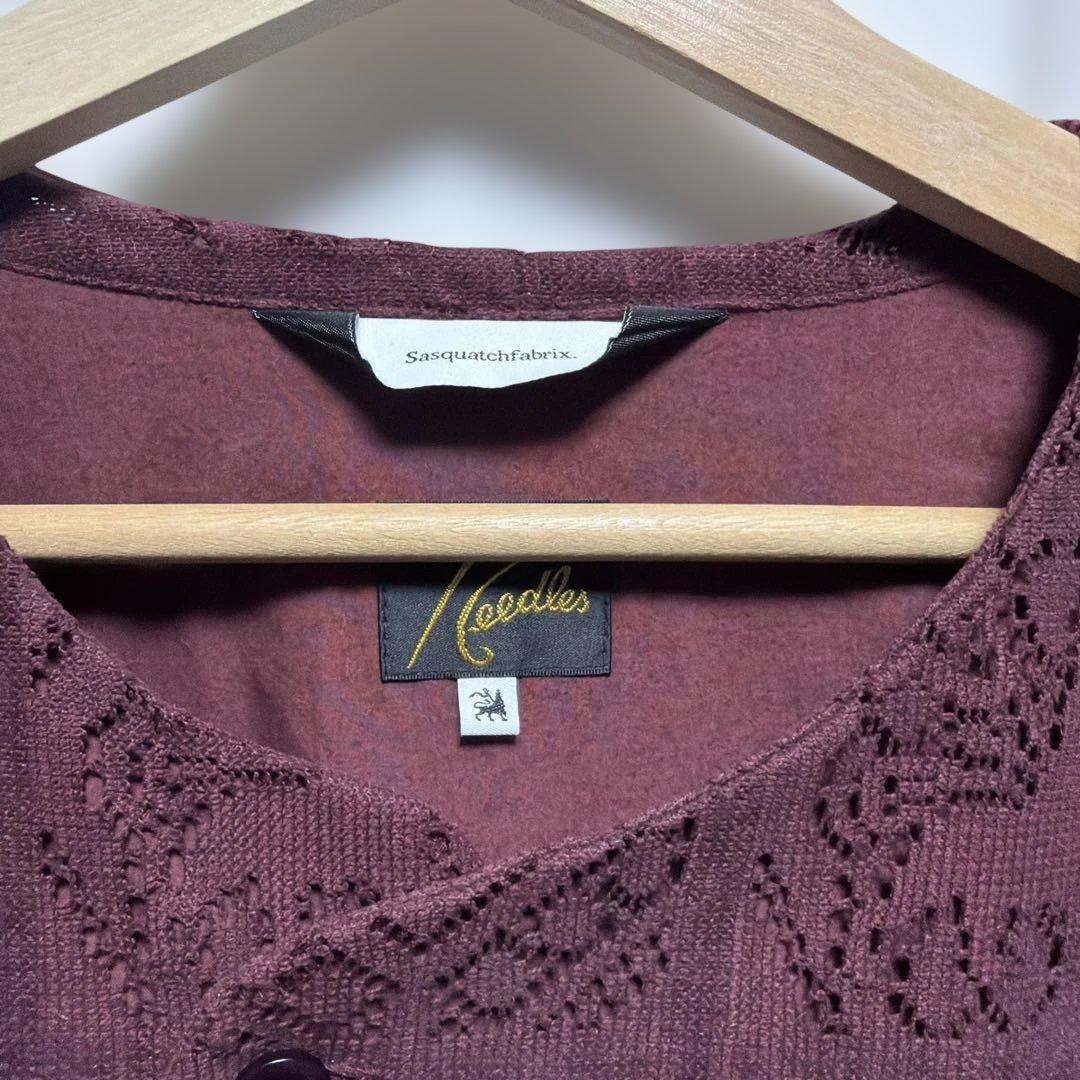 NEEDLES x Sasquatchfabrix. カーディガン　L