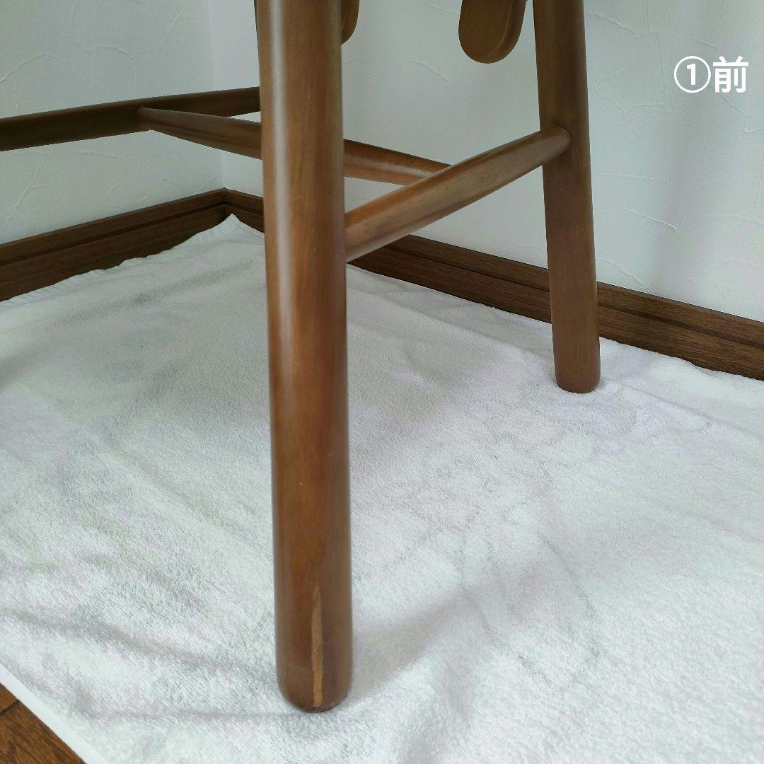 カリモク木製ダイニングチェア 1脚①