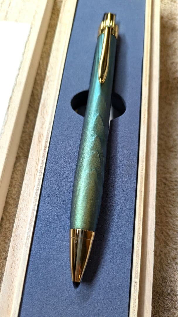 金杢犀　翠煙　春日杉　浮造り国産漆 ボールペン
