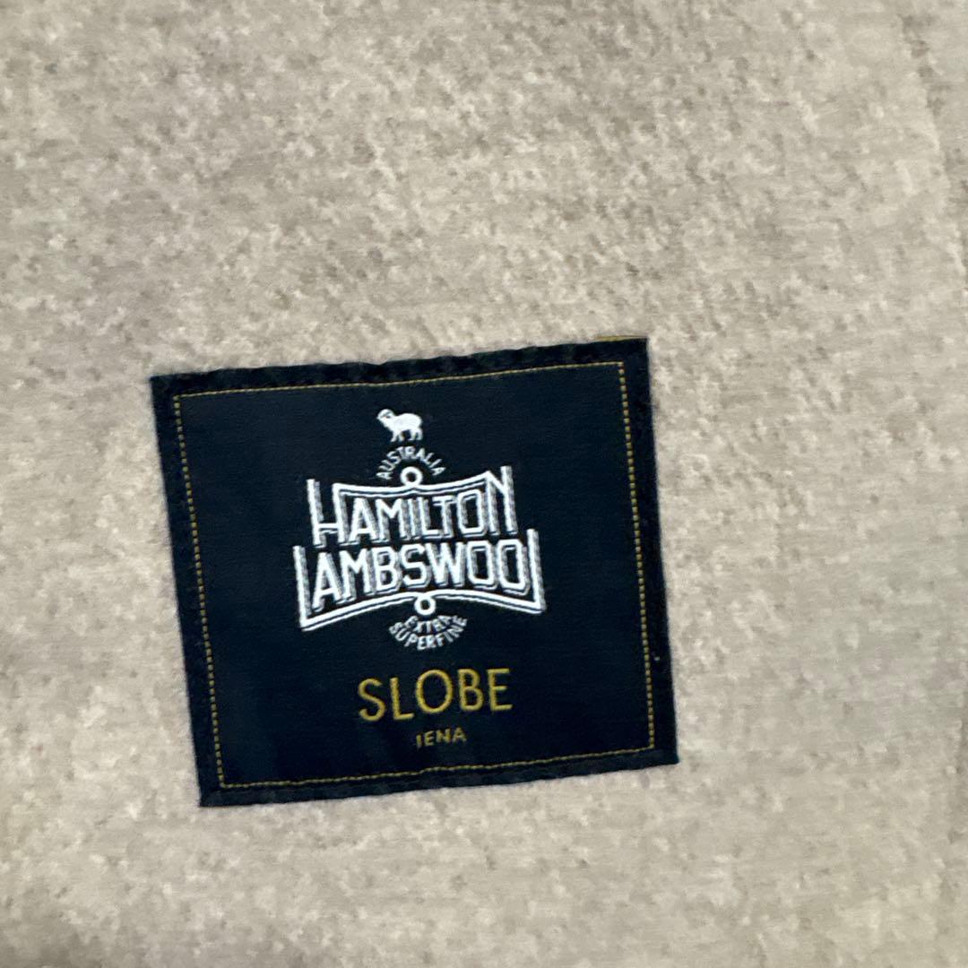 SLOBE IENA　HAMILTONダブルフェイスウールショートコート