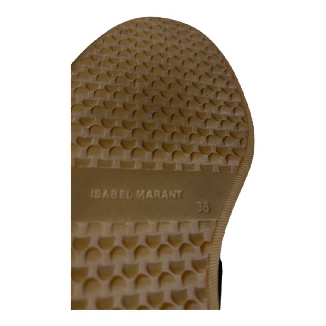 【ISABEL MARANT】黒スエードウェッジヒールスニーカー【美品】24cm