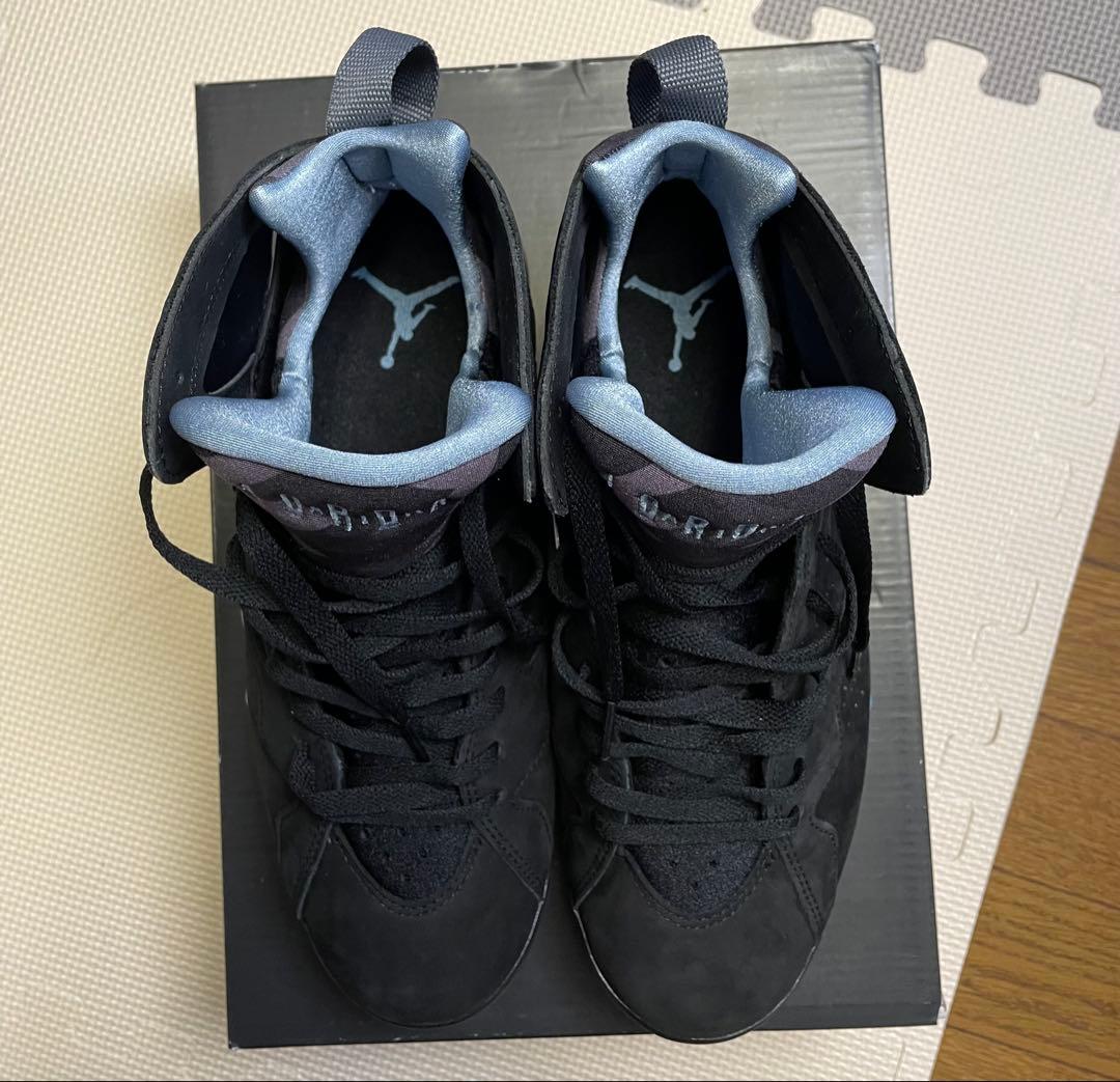 【レア色】正規品　AIR JORDAN 7 RETRO ジョーダン　黒　ブルー