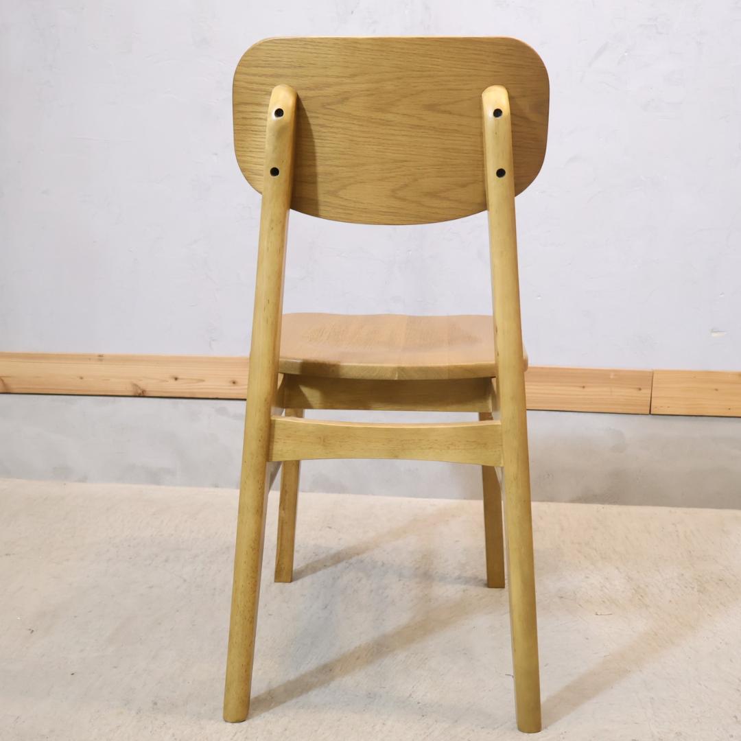 ICHIBA 市場家具 Rasic オーク材 ダイニングチェア レトロ 椅子