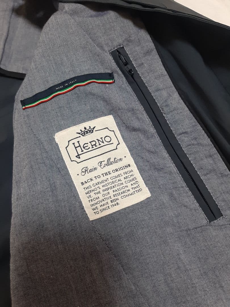 HERNO ヘルノ レインコレクション シングルトレンチ レインコート 42