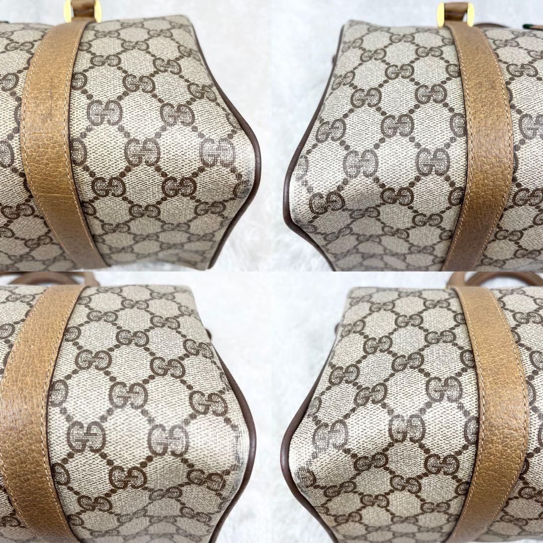 【美品】オールドグッチ シェリーライン GGスプリーム ボストンバッグ