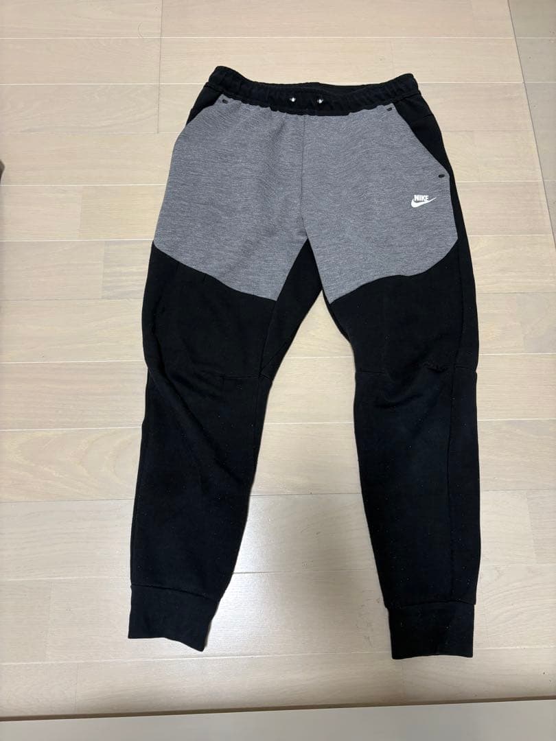 NIKE テックフリース ブラック×グレー Mサイズ セットアップ