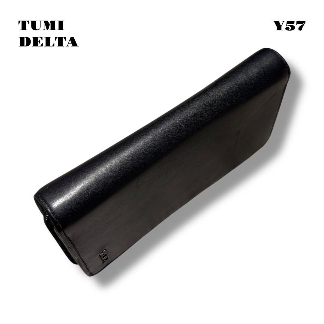 ★限定出品★ TUMI ジップ アラウンド ラージ トラベル ウォレット 黒 革