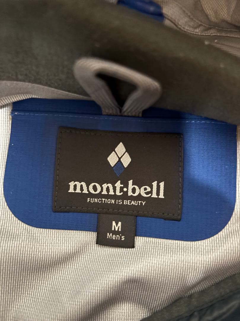 mont-bell 青 マウンテンパーカー