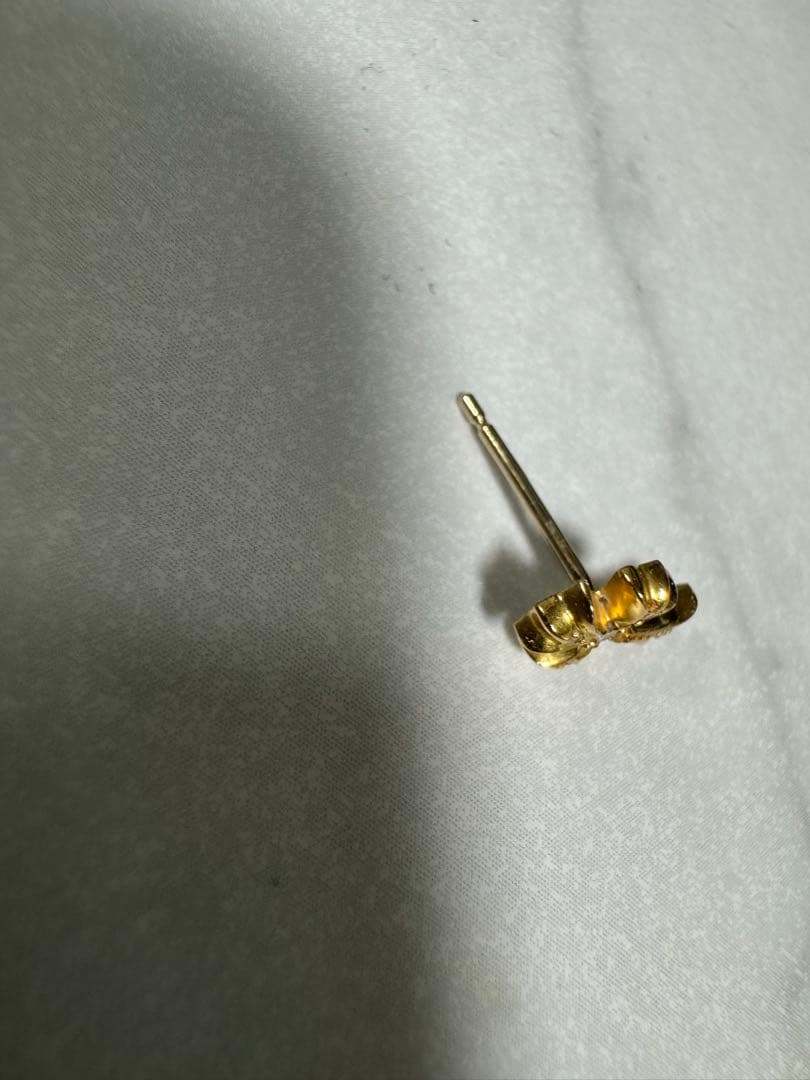 CHROMEHEARTS クロムハーツ22K chクロスピアスキャッチ無し
