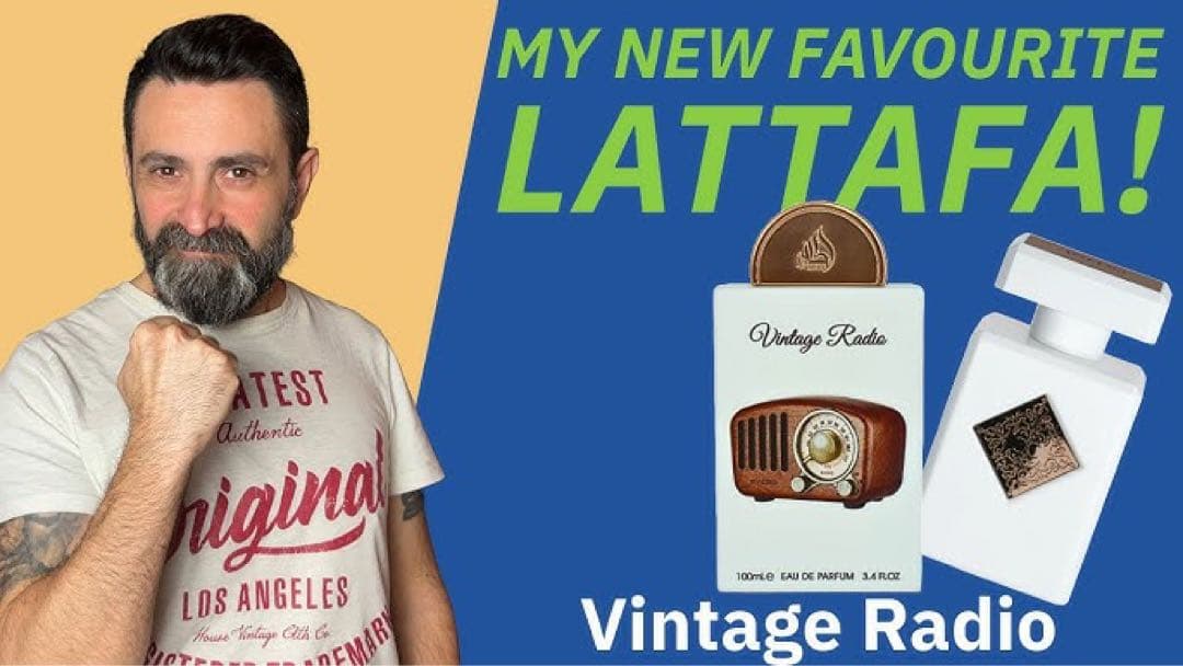 香水(男性用) Lattafa Vintage Radio