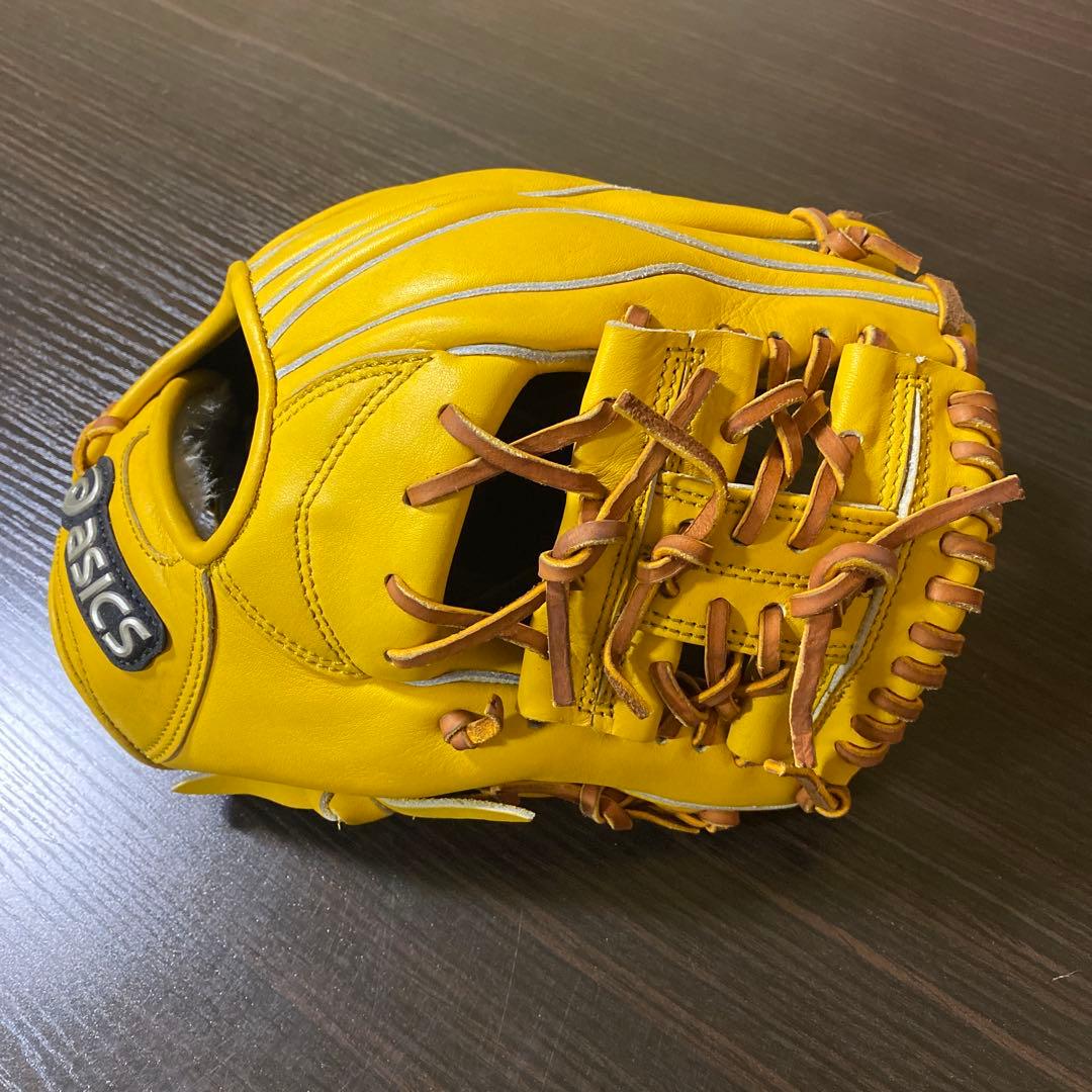 アシックス ASICS 内野手グラブ　湯もみ型付け済　軟式　BGR4KK