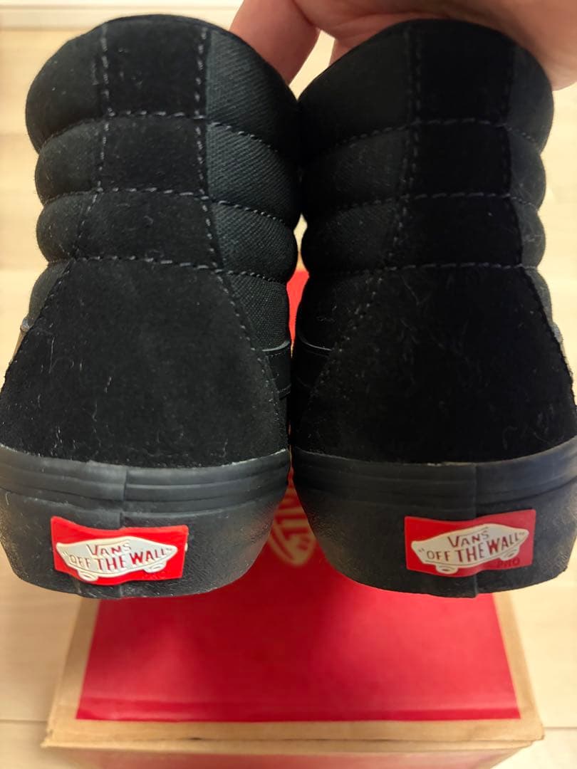 【廃盤】vans sk8-hi pro blackout バンス zor