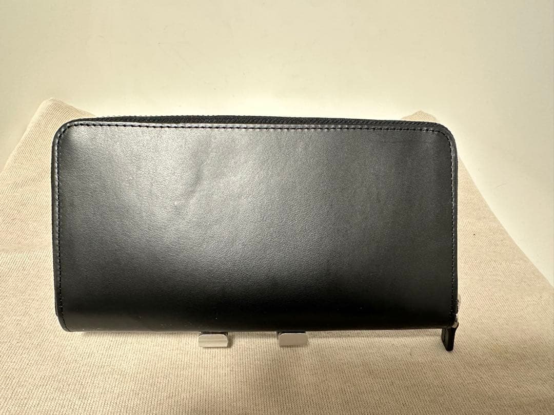 無印良品　レザー　長財布　黒