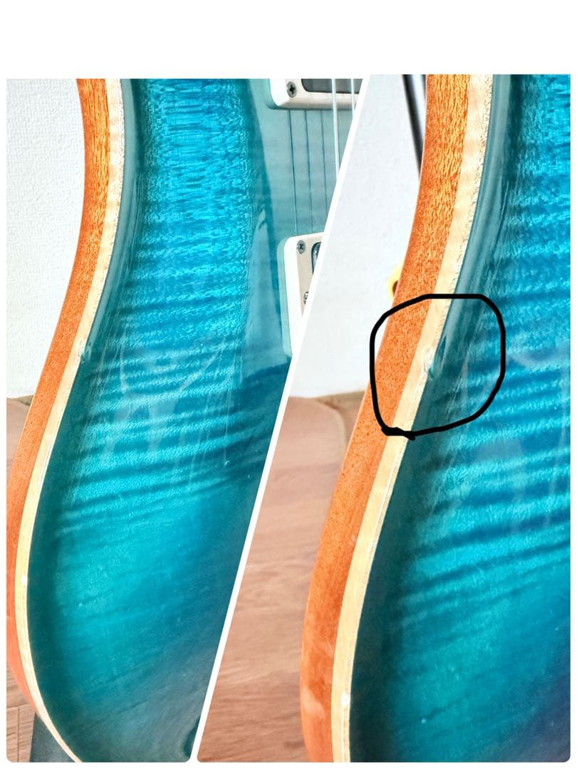 ギター PRS Custom24/Blue Matteo/2019