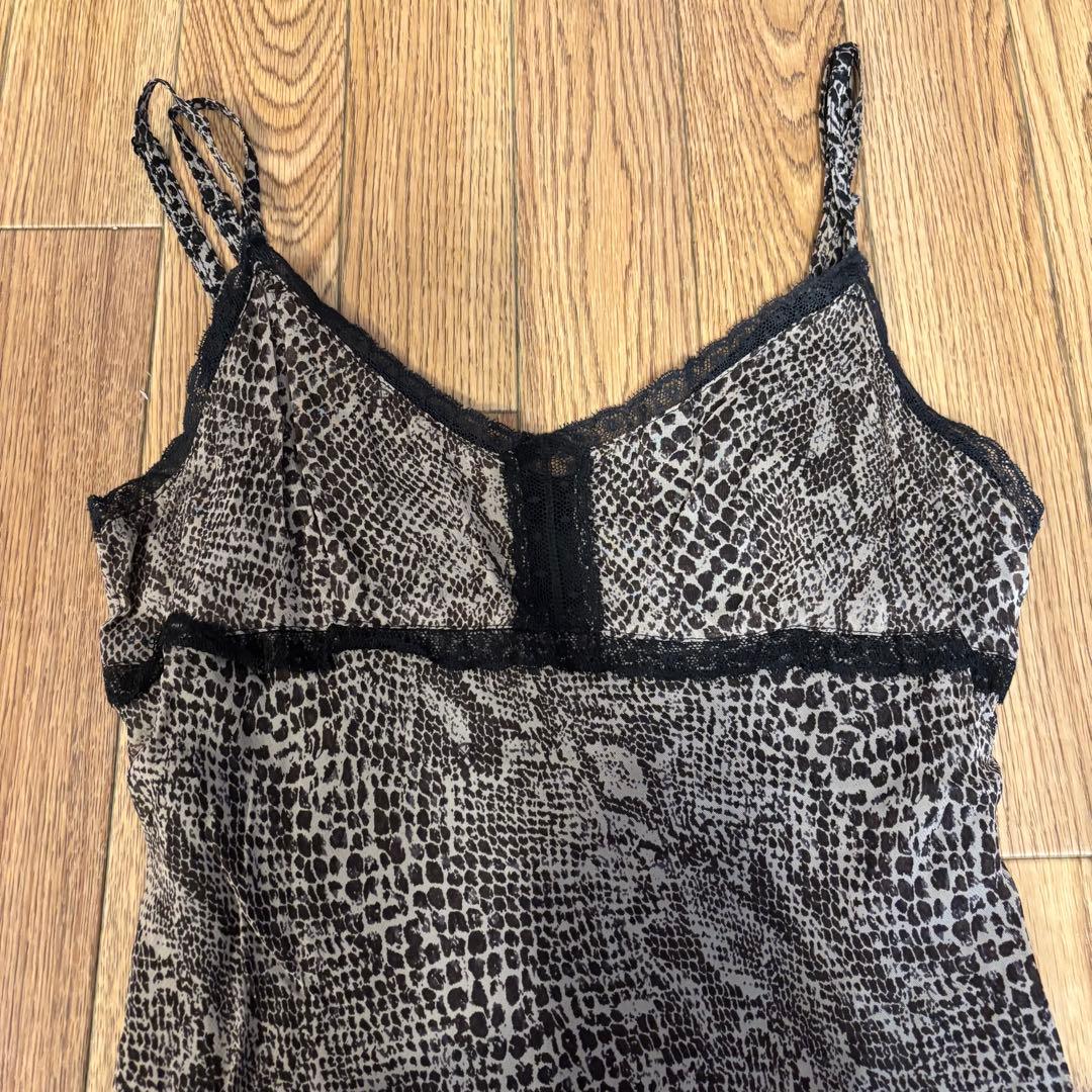 新品☆2点☆ワンピース☆ベッツィジョンソン☆NY☆パイソン柄×レース☆S☆素敵☆