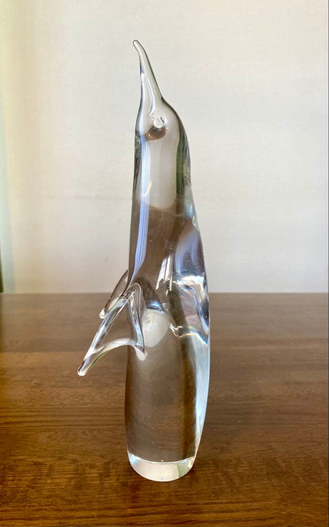 ムラーノガラス ペンギン置物 27cm Murano Italy ヴィンテージ