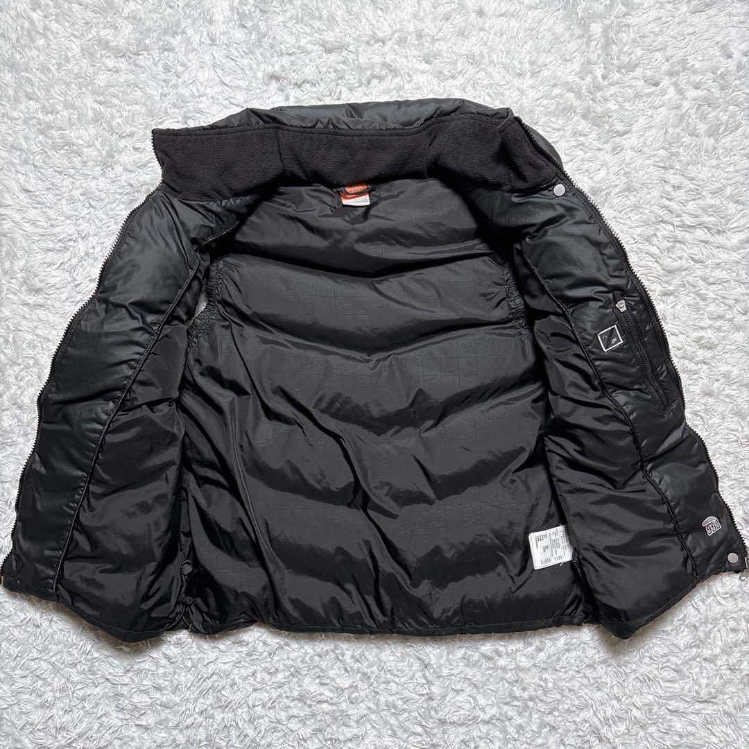 NIKE 00s ナイキ ダウンベスト L レディース 黒 ブラック 肉厚