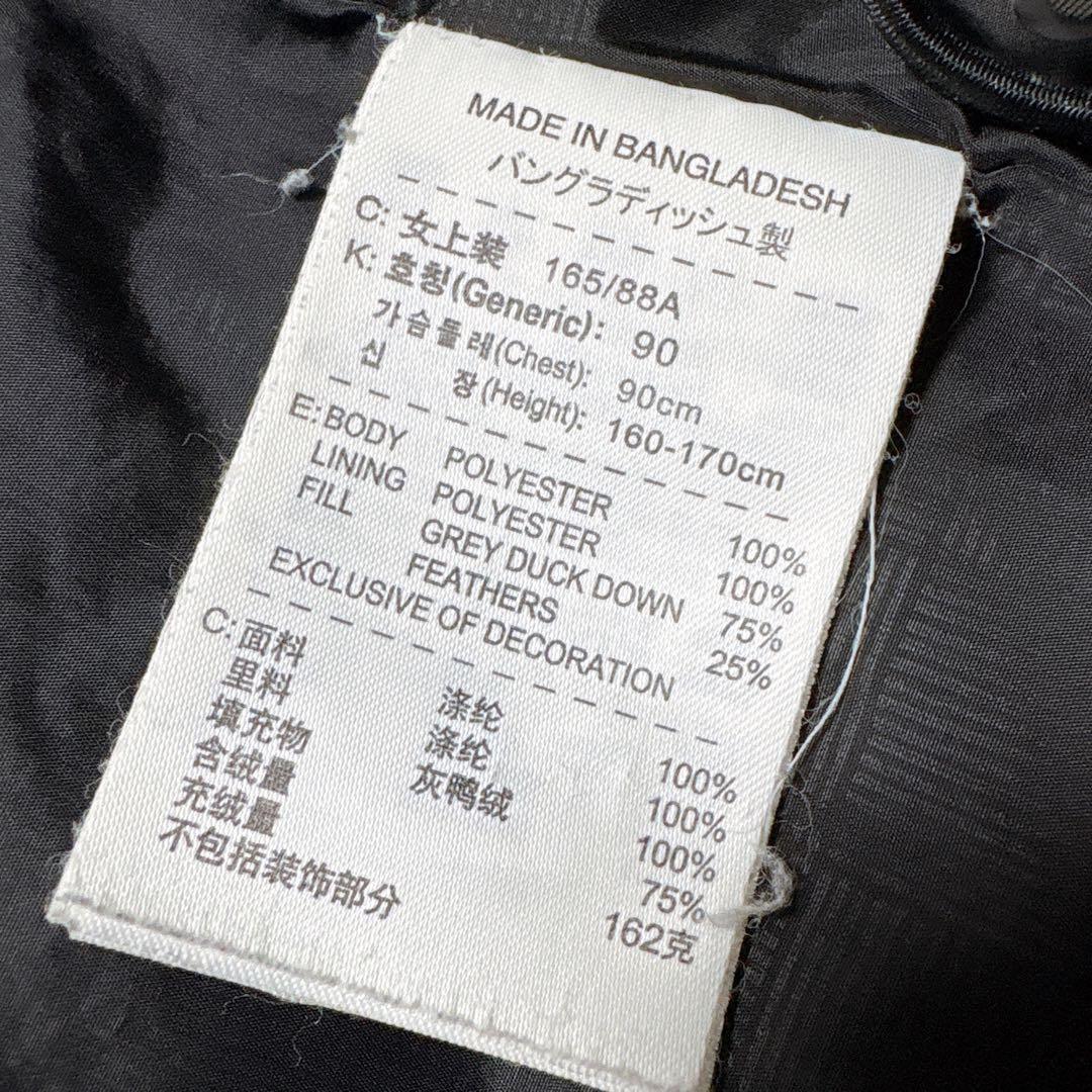 NIKE 00s ナイキ ダウンベスト L レディース 黒 ブラック 肉厚