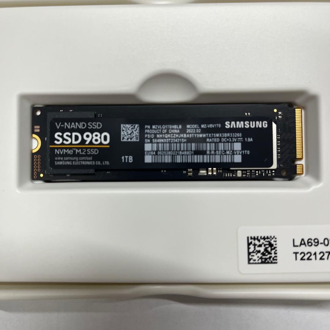 内蔵型SSD Samsung SSD980 1TB NVMe M.2