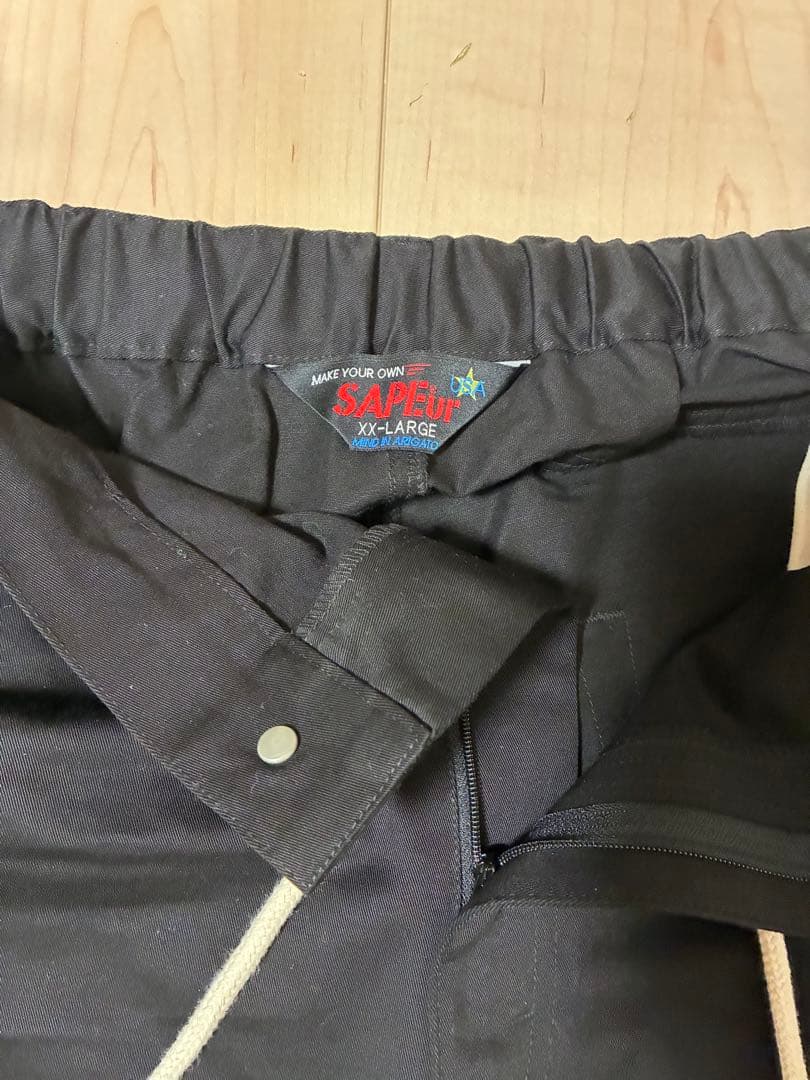 SAPEur サプール スケートパンツMK3 ブラック XXL
