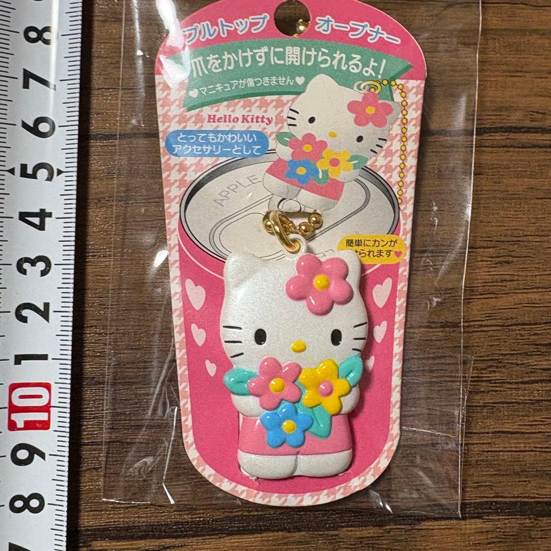 激レア　希少　ハローキティ　プルトップオープナー　昭和レトロ　缶　アクセサリー