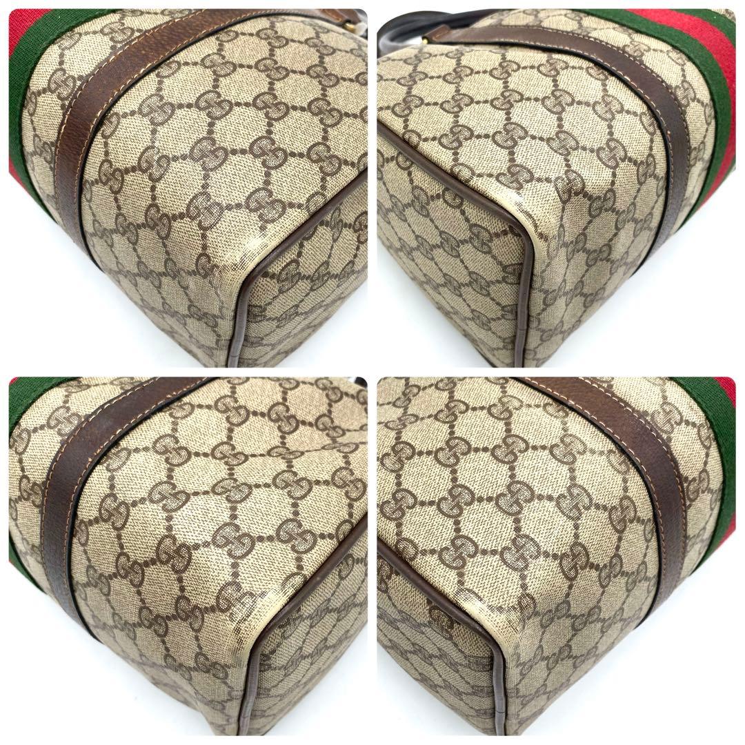 GUCCI✨ボストンバッグ GGスプリーム シェリーライン インターロッキング