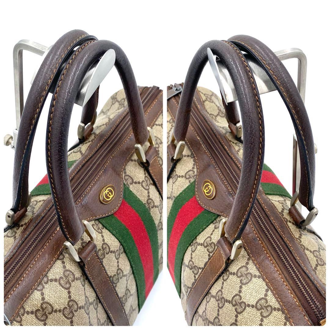 GUCCI✨ボストンバッグ GGスプリーム シェリーライン インターロッキング