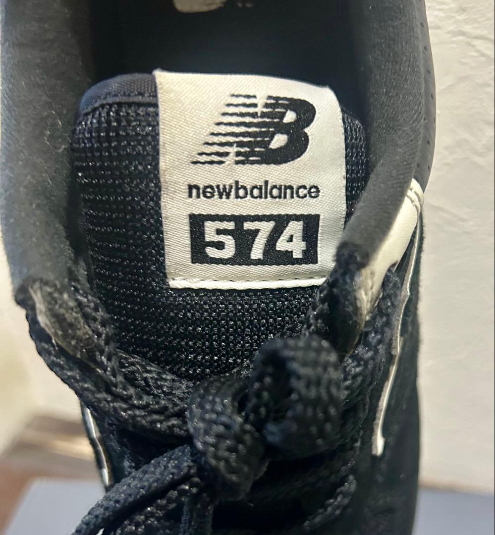 人気カラー！　美品　New Balance 574 厚底スニーカー