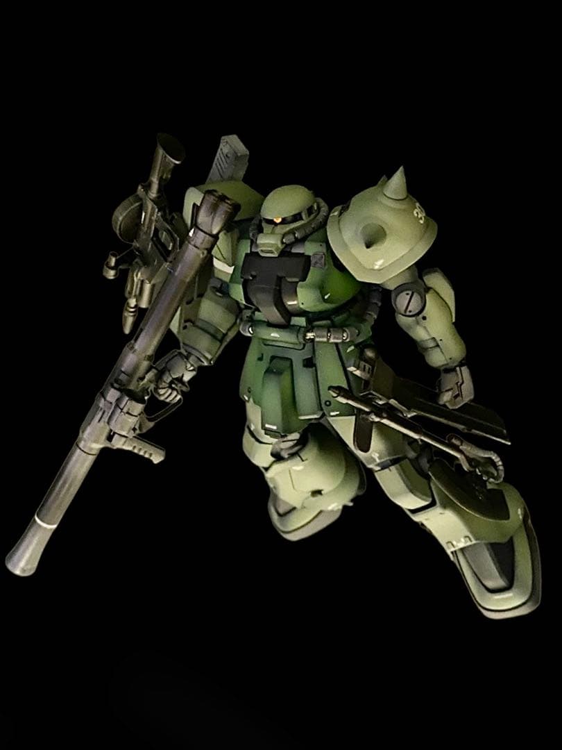 ガンプラ HGUC 1/144 ザクIIF2型 全塗装改造品
