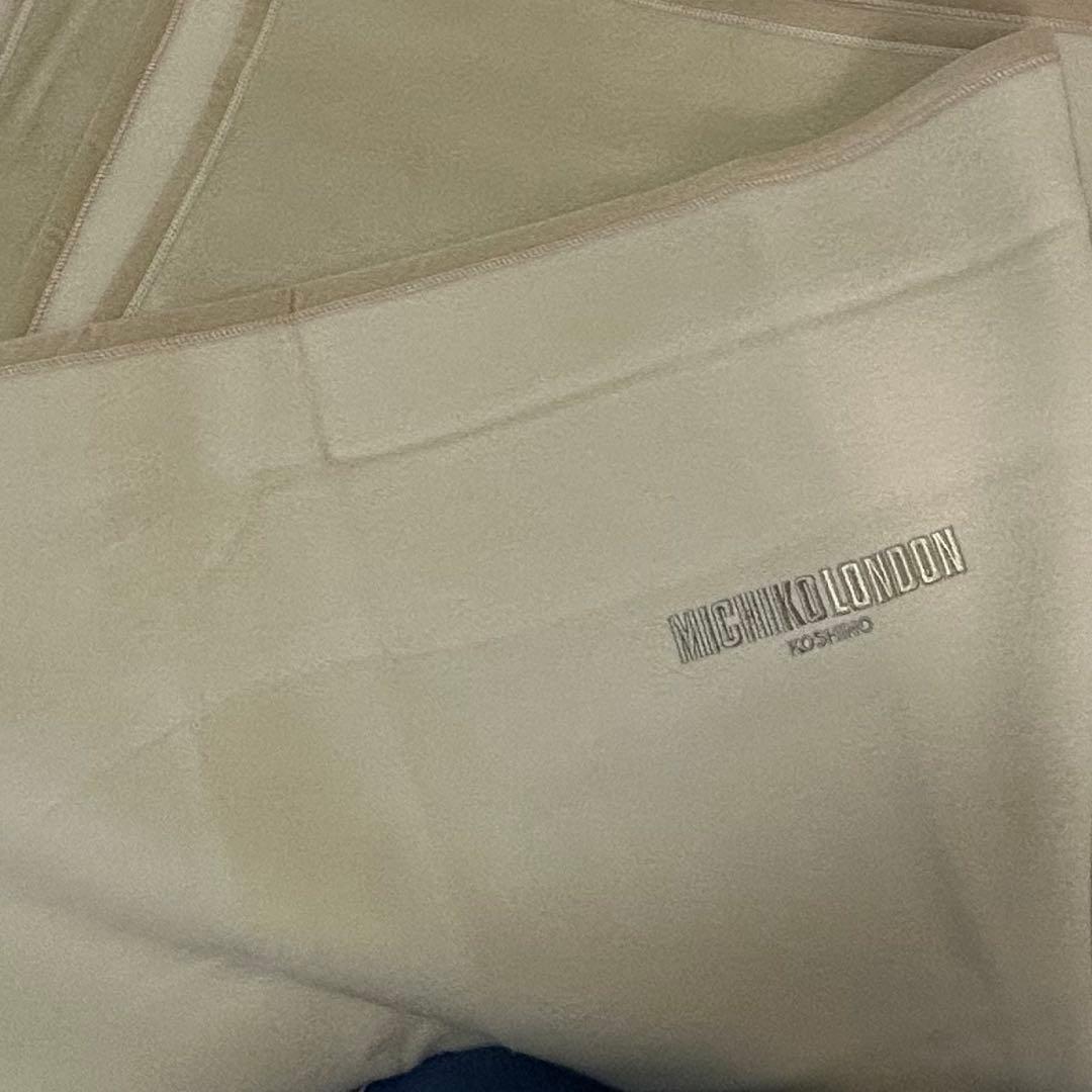 羊毛カシミヤ毛布　シングル　ミチコロンドン ウール100%