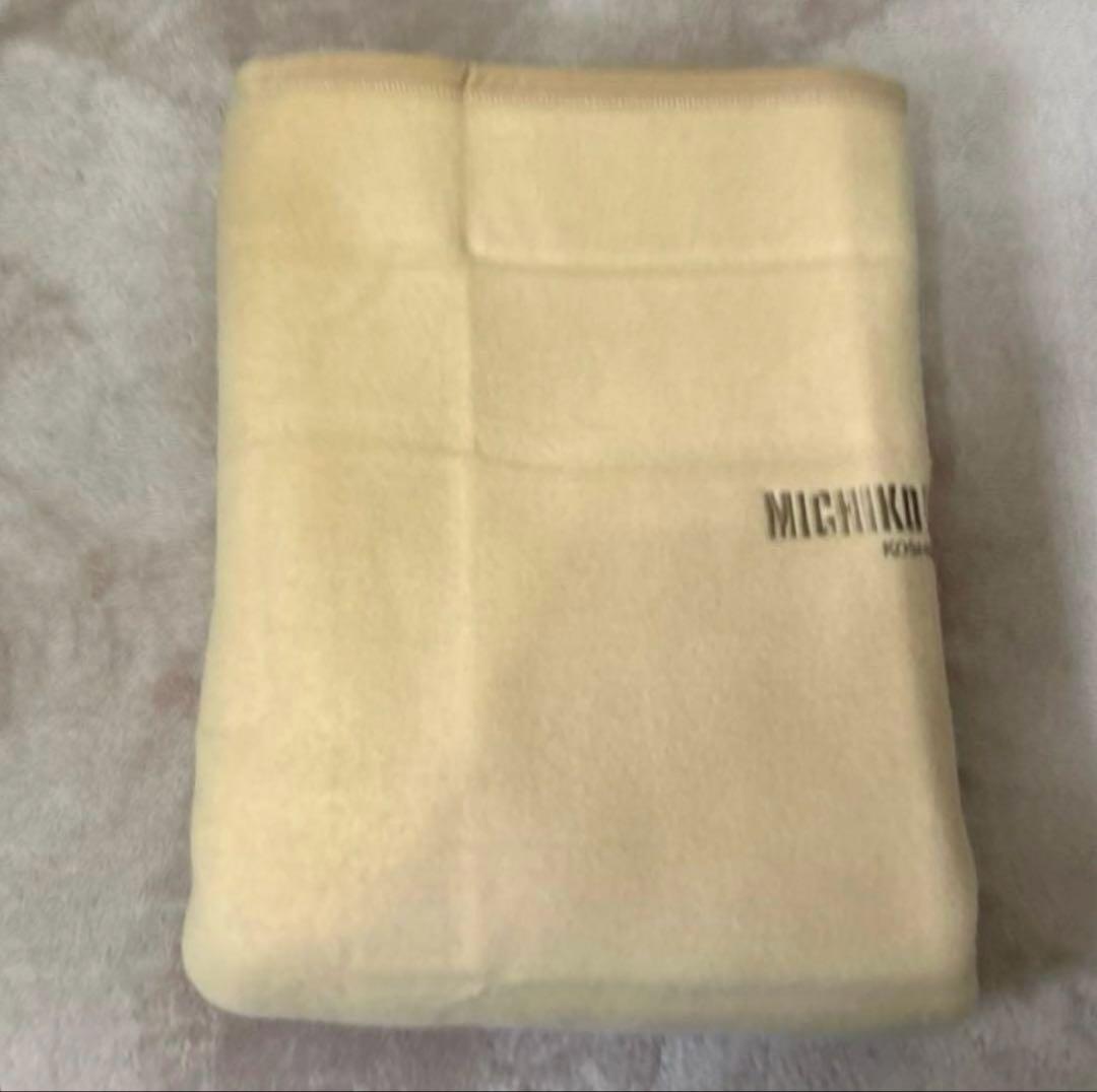 羊毛カシミヤ毛布　シングル　ミチコロンドン ウール100%