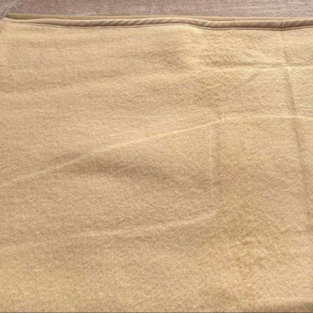 羊毛カシミヤ毛布　シングル　ミチコロンドン ウール100%