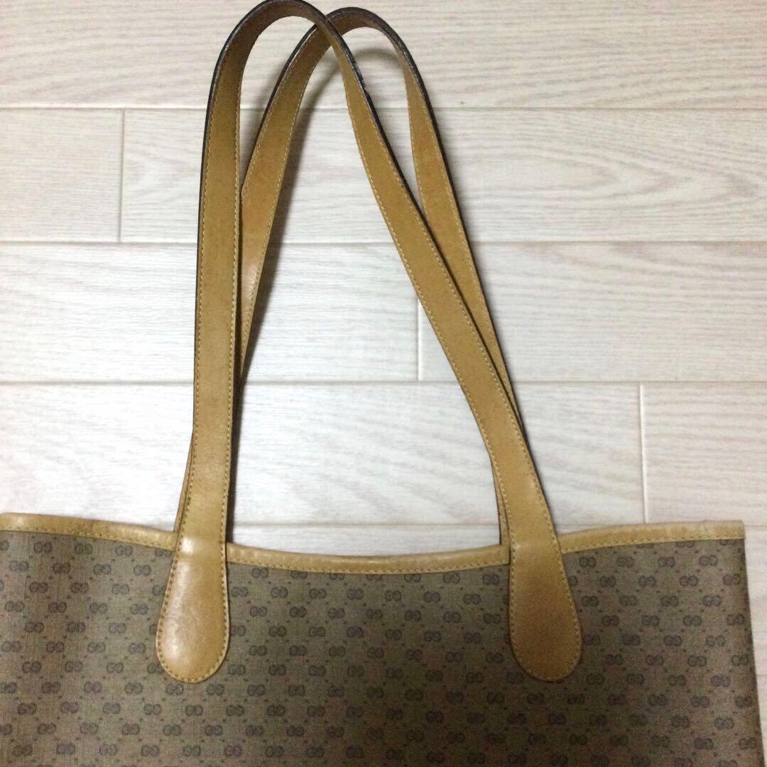 希少 GUCCI オールドグッチ シェリーライン トートバッグ ショルダーバッグ