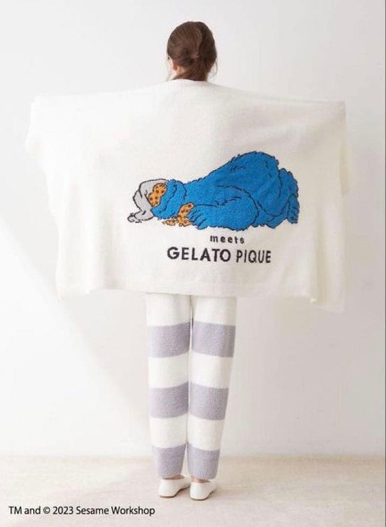 gelatopiqué ブランケット セサミストリート