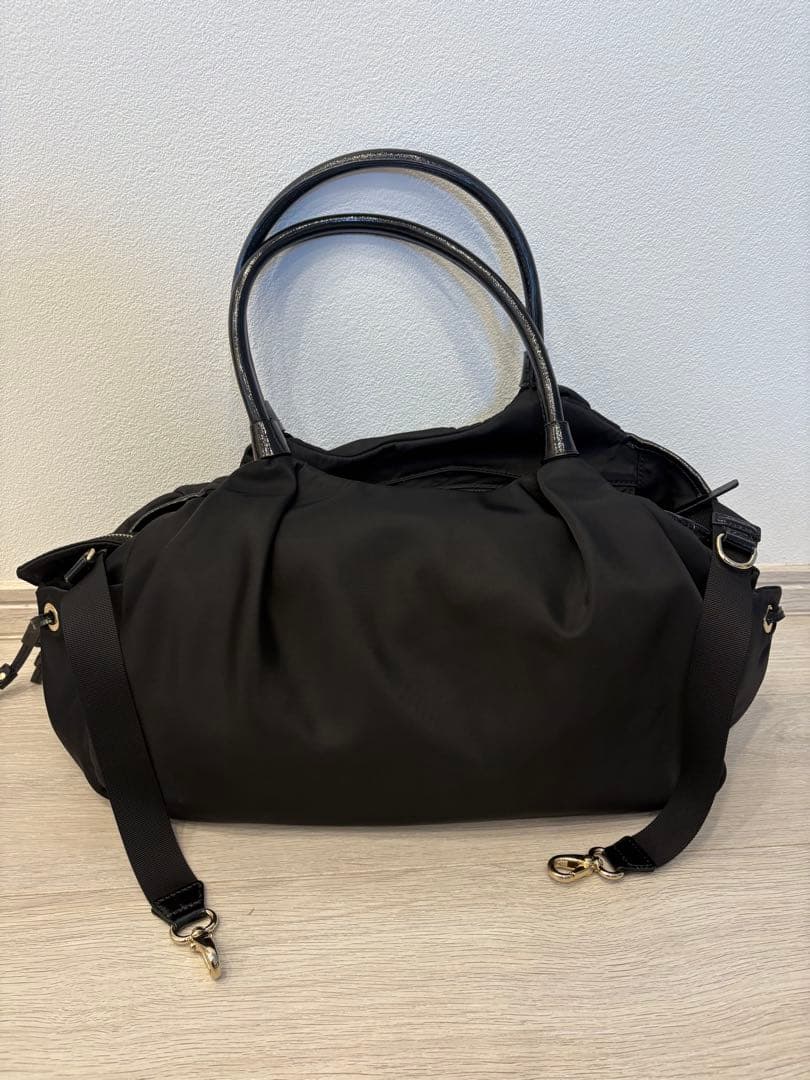 Kate Spade 黒 マザーズバッグ