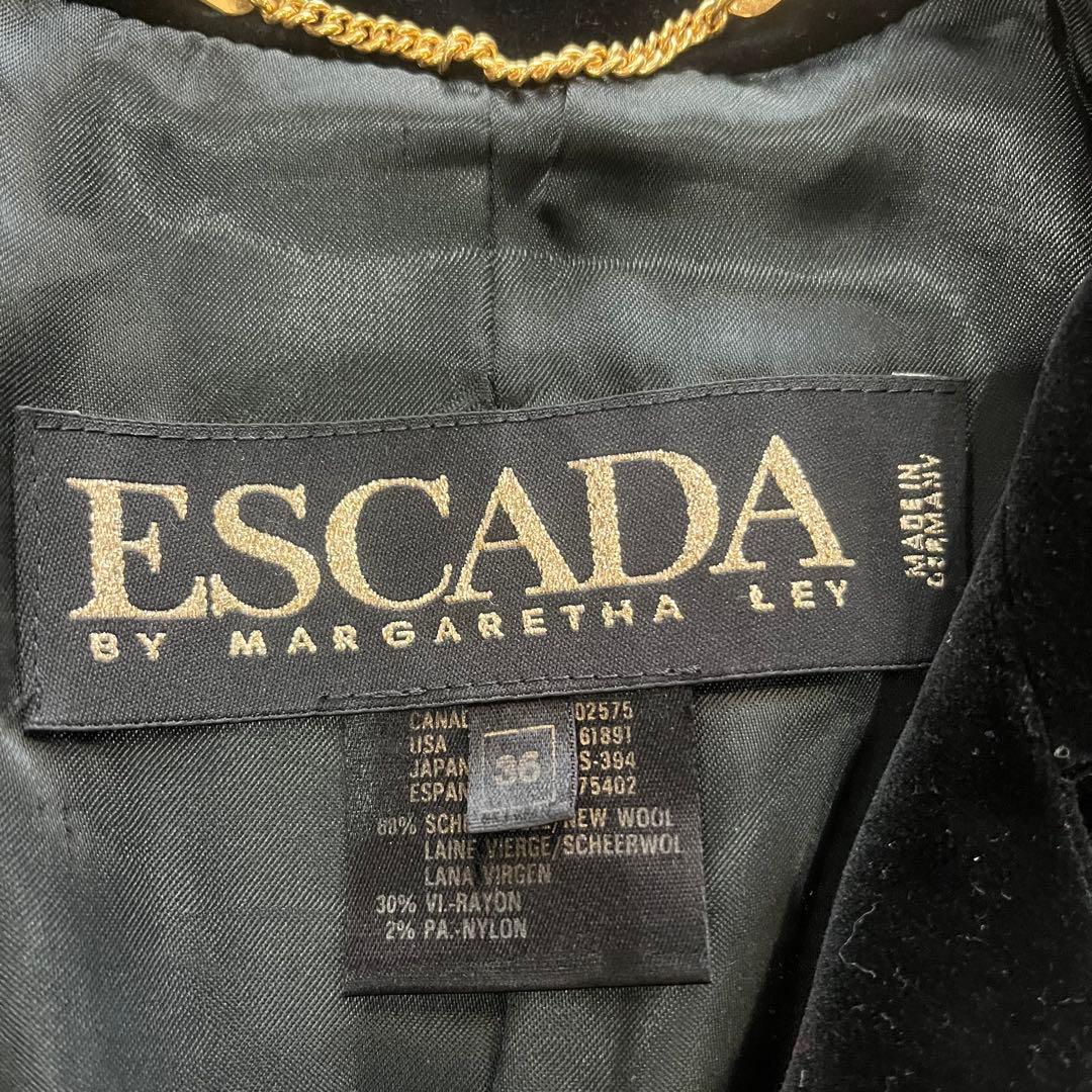 escada エスカーダ　千鳥格子　ウールジャケット　サイズ36