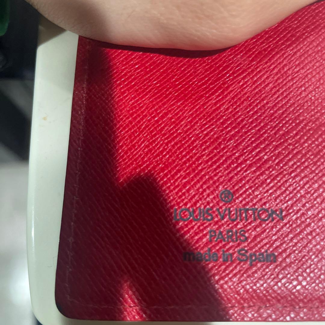 LV Louis Vuitton 手帳 レッド エピ