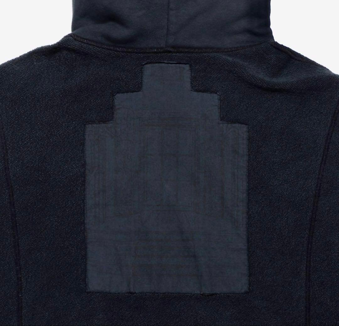C.E OVERDYE CUT LINE HEAVY HOODY 黒　Lサイズ