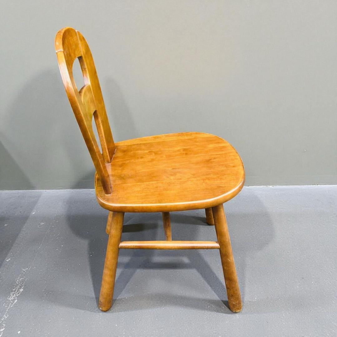 廃盤品 レア カリモク ダイニングチェア ルスティック 2脚 ②