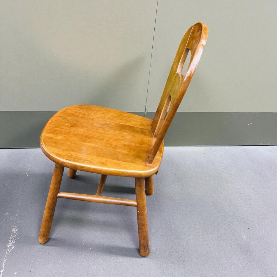 廃盤品 レア カリモク ダイニングチェア ルスティック 2脚 ②