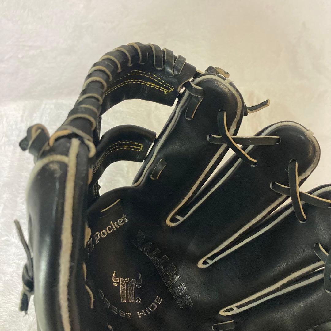 【美品】旧ロゴ ミズノMizuno 軟式 グローブ 右投げ LITE FLEX