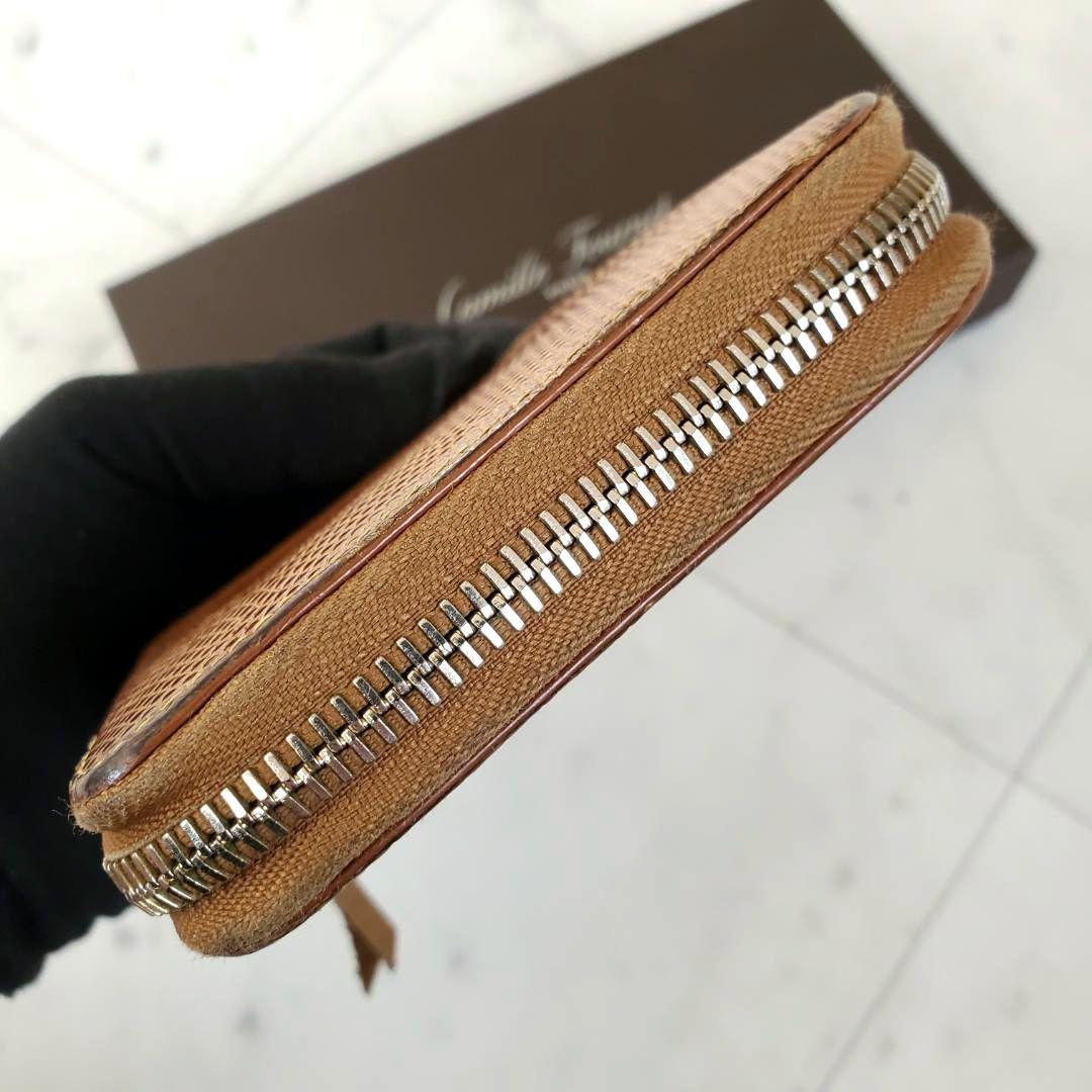 カミーユフォルネ camille fournet リザード 財布 ファスナー